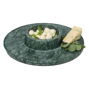 Tendance maintenant plateau de service en marbre naturel plateau de luxe fait à la main Design unique moderne pour salle à manger maison hôtel décor en gros - Product Image 1