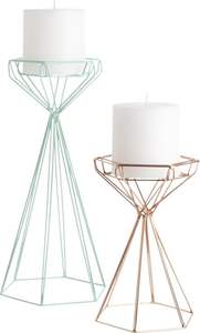 Porte-bougie en métal fait main de style élégant pour la décoration du salon avec un style de décoration intérieure moderne et traditionnel - Product Image 6