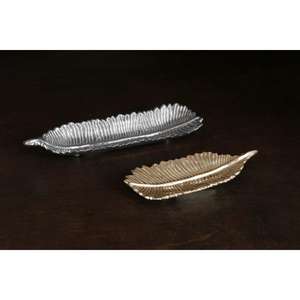 Ensemble de 2 plateaux à vaisselle pour restaurants hôtel offre spéciale plateau décoratif en aluminium artisanat plateau en métal de style simple - Product Image 5