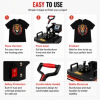 Mesin Press Panas 11.4x15 Inch Langsung dari Pabrik untuk Kaos, DTF, Sublimasi, Transfer Panas, Pencetakan Tekstil, DIY Press