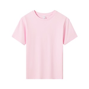 Haute qualité 100% coton décolleté Double fil épaissi respirant 10 couleurs 180gsm T-shirt uni pour hommes - Product Image 5