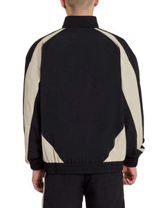 Logotipo de impresión personalizada de dos piezas con cremallera pantalones cortos cortavientos conjunto de poliéster de nailon impermeable cortavientos conjunto de hombres precio barato - Product Image 5