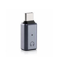 Adaptateur Convertisseur Audio USB Type-C 8 Broches avec LED OTP et Contrôle par Câble pour Micro, Son Sans Perte, Neuf, pour Téléphones Mobiles et Ordinateurs Portables