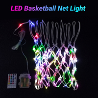 16 couleurs paly at night LED Basketball Hoop Lights Waterproof light up Basketball net Light