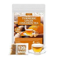 Thé en sachet à base de plantes au curcuma, au gingembre, au citron et à la cannelle, marque privée, Vietnam