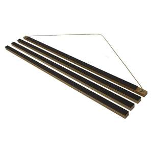 Pair of 92.5 cm Magnetic <b>Poster</b> Strip MDF Natural for Wall Usage - Product Image 4