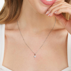 Collar de cadena de eslabones de diamante de moissanita de plata 925 brillante de 22 pulgadas, joyería fina de calidad Premium, regalo para amantes de la moda para mujer - Product Image 4