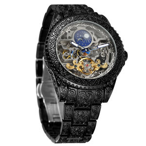 Forsining Factoryホットセールメンズモントレ注ぐオムゴールデンカスタムウォッチレトロ自動機械式時計腕時計男性用 - Product Image 6