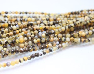 Natural Boulder Opal Smooth Round Shape <b>Beads</b> Australian Boulder Opal <b>Beads</b> Size 4.5MM Approx. 16'' Inches <b>bracelet</b> <b>beads</b> - Product Image 1