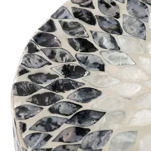 High Quality Handmade Round <b>Mother</b> Pearl Lacquer Box New Collection Home Restaurant Hotel Tissue Napkin Storage Directly Vietnam - Product Image 2