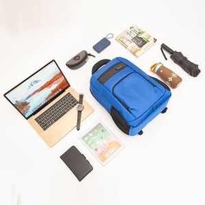 Hiking <b>Backpack</b> Adjustable straps Unisex Grey PU Material Minimalist Outdoor Multifunctional Lightweight - Product Image 4