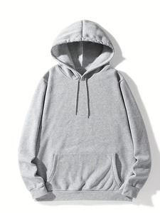 2025 printemps automne sweat à capuche de sport pour hommes et femmes pull décontracté sweat avec haut Design doublé couleur Pure sweat à capuche de sport - Product Image 5