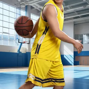 2022 New High Quality Men Basketball Jerseys Set Sports Tracksuits Clothes Kids Basketball Uniforms Kit College Sportswear - Product Image 3