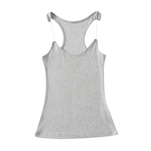 Débardeur à dos nageur XS Fit pour femmes Logo personnalisé vêtements de sport d'été décontracté entraînement Fitness vêtements de sport Logo avant sangle invisible - Product Image 5