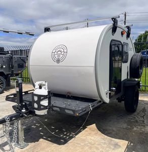 Nueva llegada Teardrop One-Stop RV Mini Caravan Trailer para acampar y viajar listo - Product Image 4