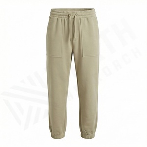 Pantalon de sport décontracté à lettres plissées, style hip-hop, ample, taille basse, pantalon harem assorti à tout, pantalon à chevilles élastiques, streetwear - Product Image 1