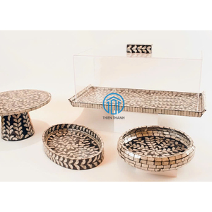 Lujoso juego de incrustaciones de madreperla para Ramadán Único hecho a mano Mubkhar para decoración de Ramadán y Eid - Product Image 1