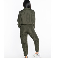 Ensemble de survêtement unisexe deux pièces respirant coupe-vent avec veste zippée et pantalon de jogging, design personnalisable, haute qualité