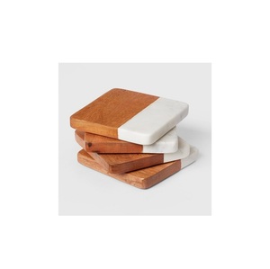 Posavasos de té y café de madera de resina epoxi 100% más vendidos, producto más vendido, aspecto de lujo para el hogar, oficina, posavasos de mesa, aspecto clásico - Product Image 5