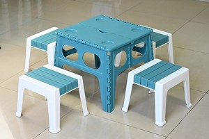 Taburete de plástico ligero y resistente para adultos y seguro para niños fácil de apilar para cocina, baño y dormitorio - Product Image 2