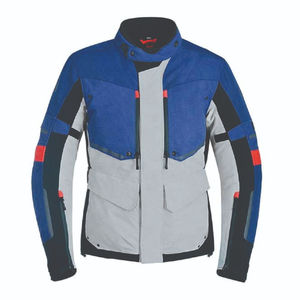 Ensembles de vêtements de sport moto de course pour hommes et femmes bleu noir blanc Cardura veste imperméable pantalon été respirant coupe-vent - Product Image 6