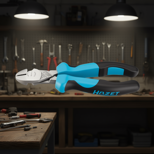 Cisailles diagonales robustes Hazet, pincettes polies et sablées - Product Image 3