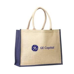 2025 sacs fourre-tout en jute personnalisés sac de plage en coton de qualité supérieure Offre Spéciale avec sac cadeau avec logo imprimé personnalisé - Product Image 3