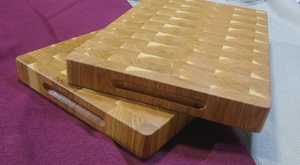 Tabla de cortar y de servir de plástico reciclado - Product Image 3