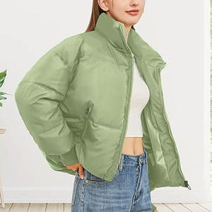 Abrigo Acolchado de Invierno para Mujer con Capucha, Chaqueta Acolchada Cálida con Forro Polar Suave, Ropa Exterior Aislante para Clima Frío - Product Image 5