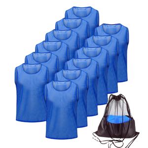 Fabricants Fournissent des Gilets d'Entraînement Respirants Personnalisés, Mailles Sportives, Pennies, Bibs de Football Blancs - Product Image 1