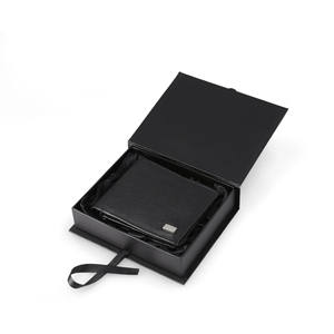 Carteras con logotipo personalizado OEM multifuncional plegable de cuero genuino de lujo para hombres de alta calidad RFID bloqueo tarjetero al por mayor - Product Image 4