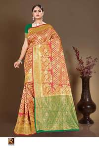 Ronisha Banarasi Silk Sarees Fashion D.No-124 Grossistes de vêtements indiens et pakistanais - Product Image 6