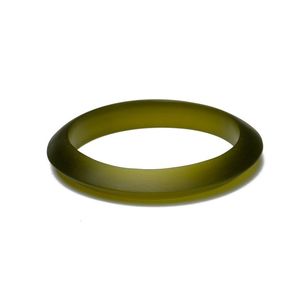 CONCEPTION DE BRACELET EN RÉSINE PERSONNALISÉE COULEUR ÉLÉGANTE UNIQUE CONCEPTION COMPLÈTE BRACELETS COULEUR PLEINE ET FNSH Bracelet ÉPOXY en résine de petite taille - Product Image 2