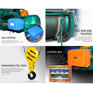 Winch Listrik Tali Kawat 3Ton CD1/MD1 Baru Laris Manis Berkualitas Tinggi dengan Ruang Bebas Rendah untuk Restoran & Hotel - Product Image 4