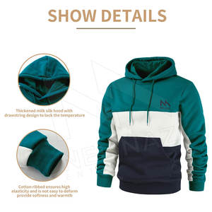 Sudadera con capucha Fabricantes de ropa Logotipo personalizado Sudadera con capucha de gran tamaño unisex Sudadera con capucha de peso pesado en blanco para hombres - Product Image 2