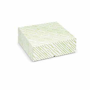 Recycled <b>Rectangle</b> <b>Cake</b> Box 27x27x8 Cm-Glossy Laminated Personalized Business Gift Packaging - Product Image 1