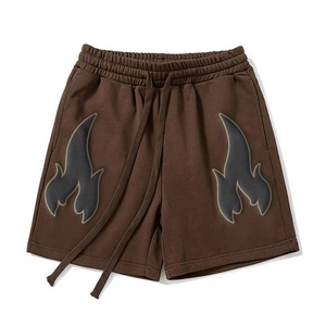 Pantalones Cortos Casuales Unisex de Alta Calidad, 100% Algodón Grueso, Cintura Elástica Ajustable, Transpirables, de Secado Rápido y Cómodos - Product Image 1