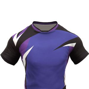 Tenue de rugby de haute qualité pour hommes et équipes adultes – Ensembles de sport avec impression par transfert thermique, shorts respirants et anti-humidité - Product Image 2