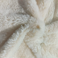 Usine du Vietnam tissu de jouets en textile rose velours super doux tissu en peluche polaire minky tourbillon rose en relief fausse fourrure pv