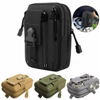 Vente en gros de sacs de taille légers pour hommes, tactiques de plein air Molle Sport avec fixation pour téléphone portable, pochettes pour équipement de charge