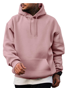 Pull-over à capuche en coton décontracté pour hommes avec col à cordon de serrage Chemises décontractées à manches longues pour l'hiver et l'été - Product Image 1
