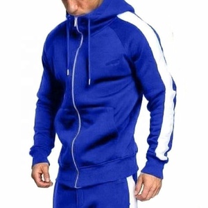 Ensemble de survêtement unisexe pour homme, vêtement de sport, survêtement uni - Product Image 3