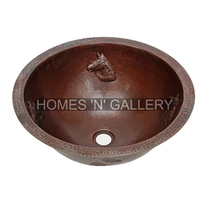 Style moderne en acier inoxydable lavabo de salle de bain vasque en métal occasions multiples nouveau plaqué or rose forme ronde décor de cuisine - Product Image 1
