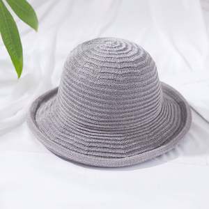 Sombrero de Color Sólido de Alta Gama, Sombrero de Lujo para Protección Solar, Gorra de Pescador, Sombrero de Cubo Personalizado - Product Image 5