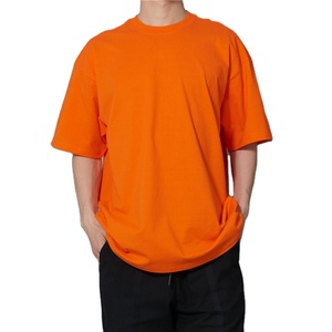 240 Gsm 100% <b>Thick</b> Cotton 11 Colors Custom Printing Embroidery OEM logo Plain Blank Men Men's <b>T</b>-<b>shirt</b> for men - Product Image 4