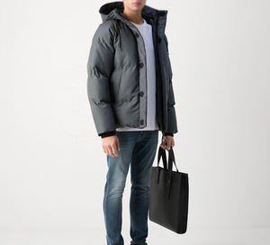 Chaqueta de invierno para hombre, acolchada, cálida, para uso diario en clima frío, chaquetas personalizadas en venta - Product Image 3