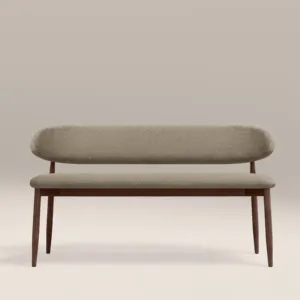 Banco de Comedor de 3 Plazas SINTERIOR SOFT BARLEY & WALNUT HALSTON - Product Image 1