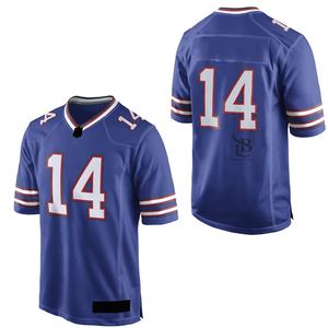 Venta directa de fábrica, camisetas de fútbol americano de Color sólido, nueva moda, venta al por mayor, camiseta de fútbol americano personalizada 2025 - Product Image 1