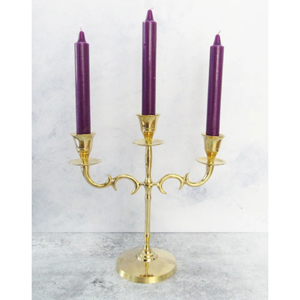 Wedding <b>Decor</b> Brass <b>Gold</b> Metal 5 Arm Candelabra Candle Holder With Mother Of Pearl Inlay Candle Stand For Dining Table & Events - Product Image 6