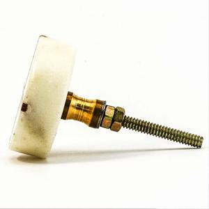 <b>White</b> Marble And Brass Cylinder Handle <b>Door</b> <b>Knob</b> Custom Color Shape Size Made in India - Product Image 2